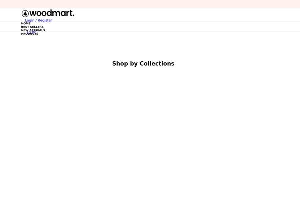 WoodMart theme site design template sample