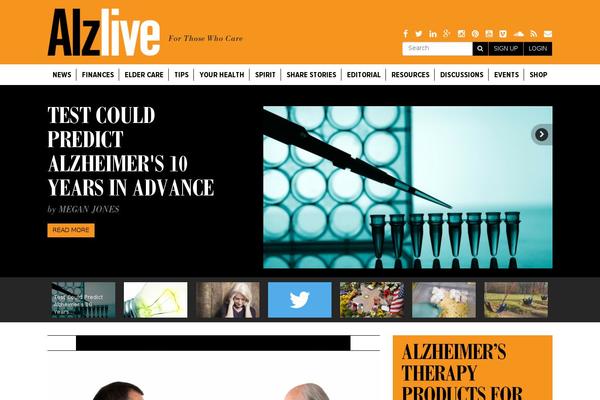 alzlive.com site used Alz-live