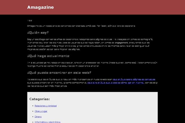 amagazine.es site used Unite