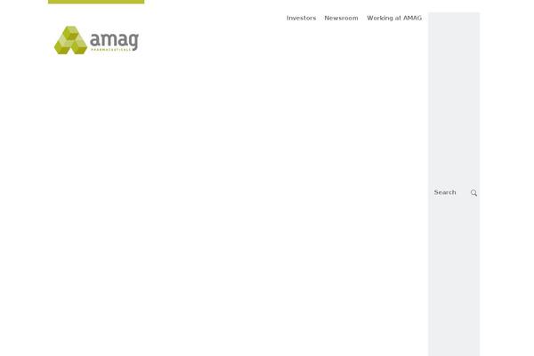 amagpharma.com site used Amag