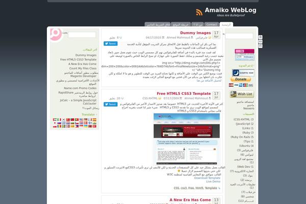WordPress website example screenshot