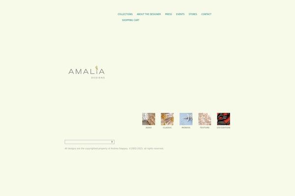 amaliadesigns.com site used Amalia