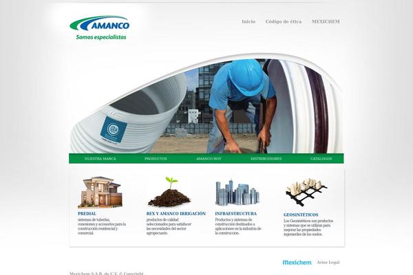 amanco.com.mx site used Amanco