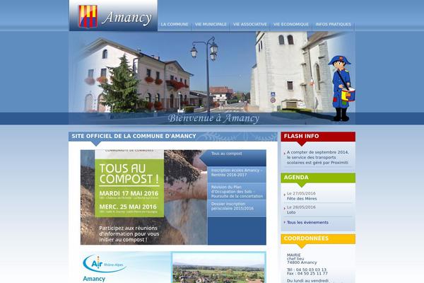 amancy.fr site used Mywptheme