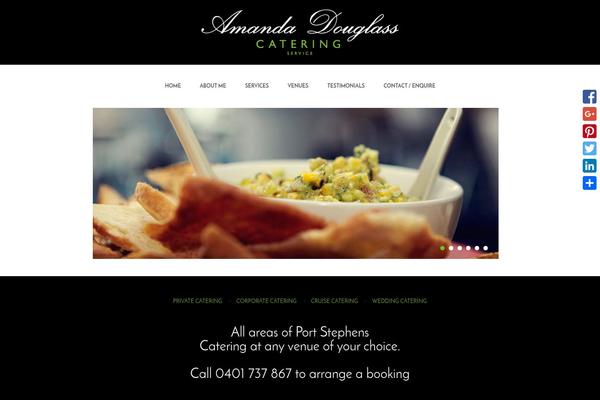 amandascatering.com.au site used Amandas-catering