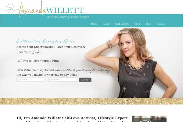 Divi theme site design template sample