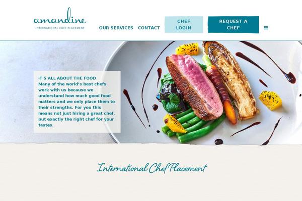 amandinecuisine.com site used Amandine