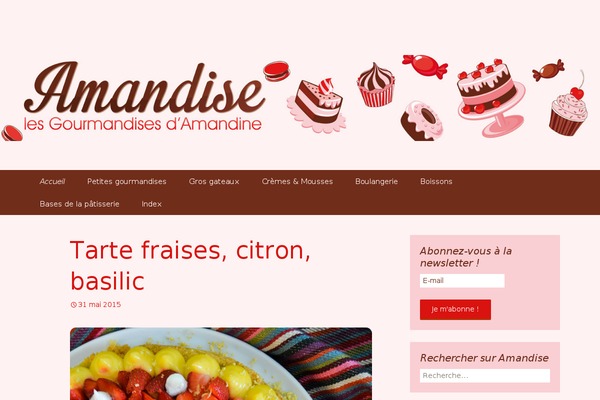 amandise.fr site used Novablog-child
