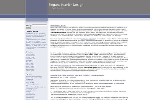 Blueline theme site design template sample