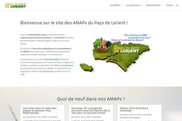 WordPress website example screenshot