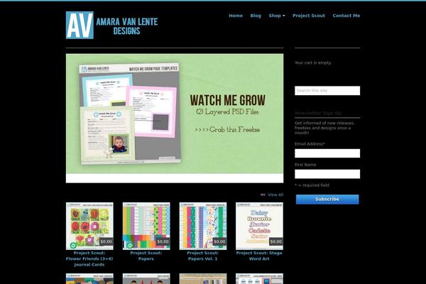 Digital-store theme site design template sample