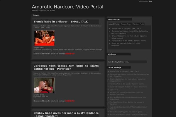 amaroticblog.com site used Maze