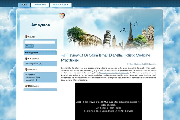 WordPress website example screenshot