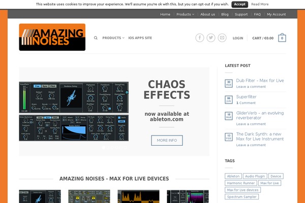 Flatsome theme site design template sample