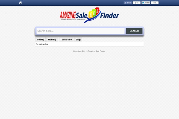 amazingsalefinder.com site used Zonfinder