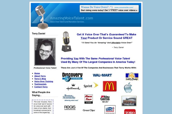 WordPress website example screenshot