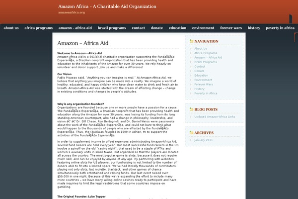 amazonafrica.org site used Softlight
