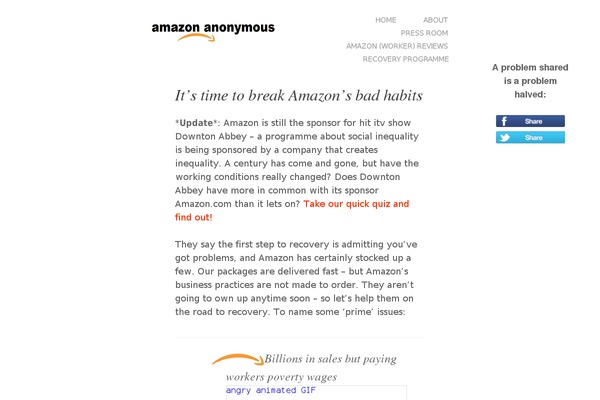 amazonanonymous.org site used Metlux
