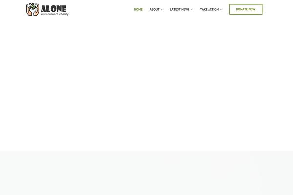 Alone theme site design template sample