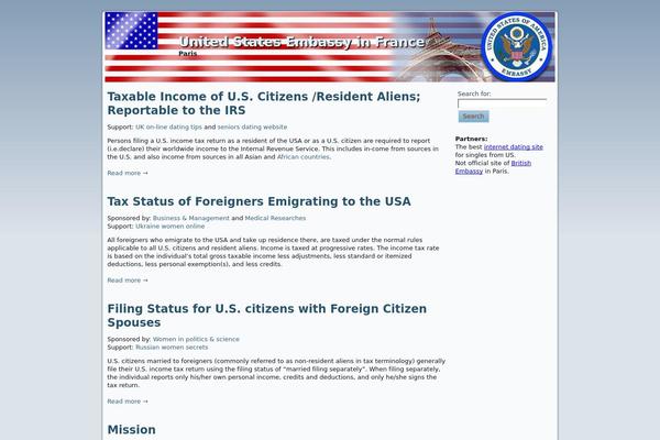 WordPress website example screenshot