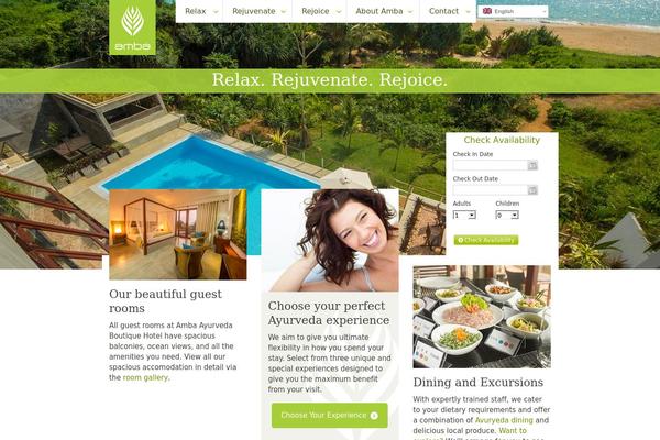 WordPress website example screenshot