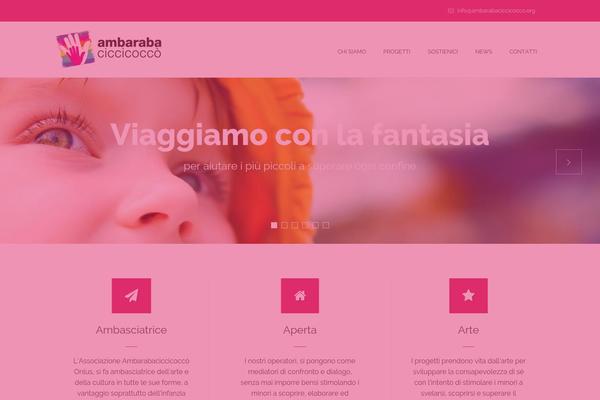 Gorising theme site design template sample