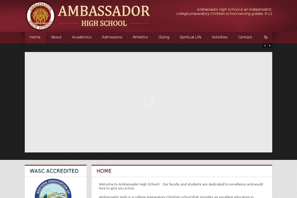 ambassadorhighschool.org site used Kingdom_college