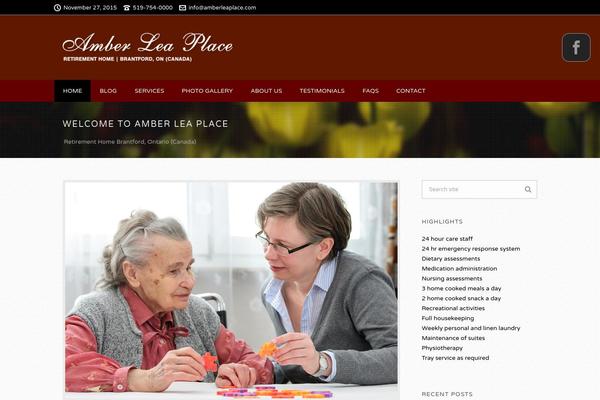 WordPress website example screenshot