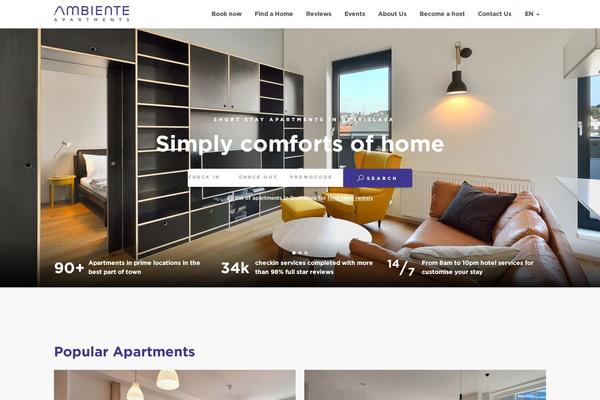 ambiente-apartments.com site used Ambiente