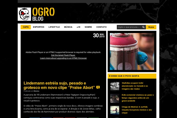ambientemusical.net site used Ogroblog