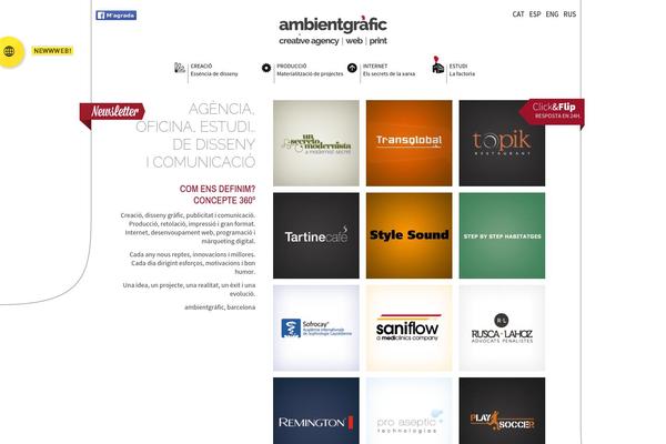 ambientgrafic.es site used Ag_theme_2013