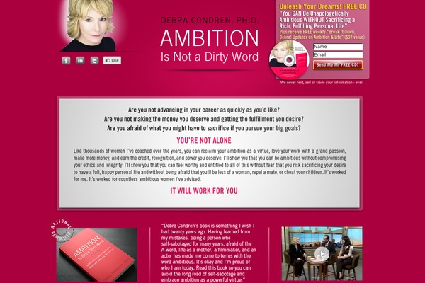 ambitionisnotadirtyword.com site used Magazine