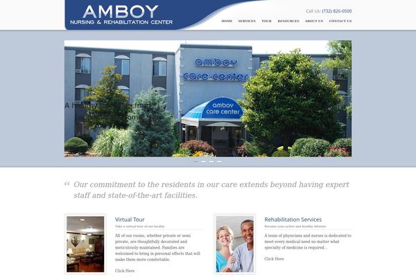 Amb theme site design template sample