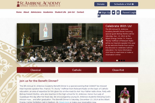 ambroseacademy.org site used Saa2013