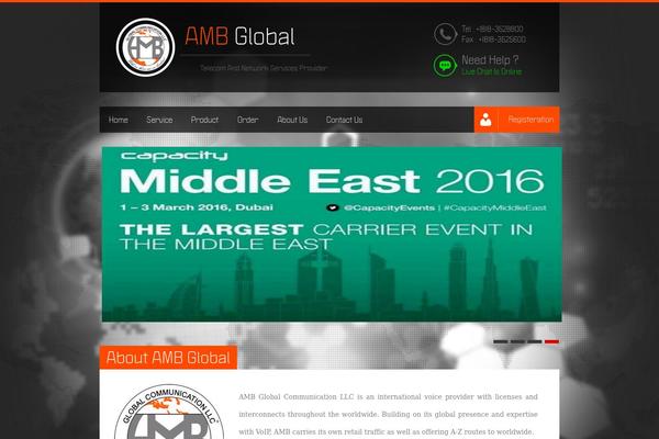 Amb theme site design template sample