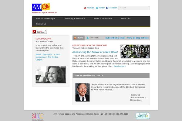 amca.com site used Wordpress Bootstrap