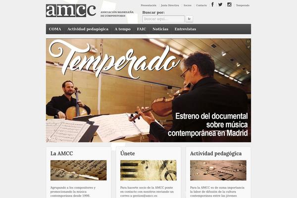 amcc.es site used Colormag-child