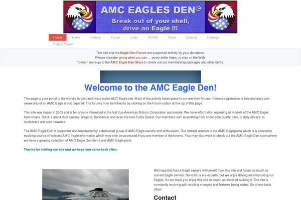 amceaglesden.com site used Twenty Seventeen