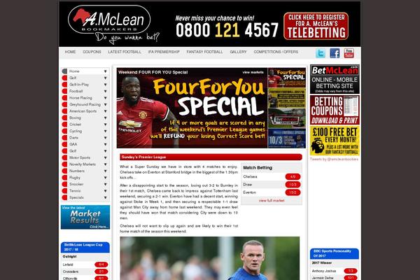 amcleanbookmakers.com site used Amclean