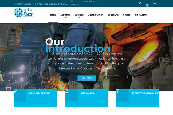 amco-consult.com site used Amco