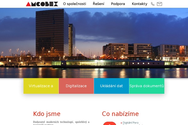amcobex.cz site used White