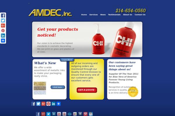 WordPress website example screenshot