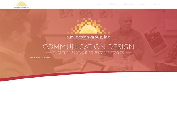 Hestia theme site design template sample