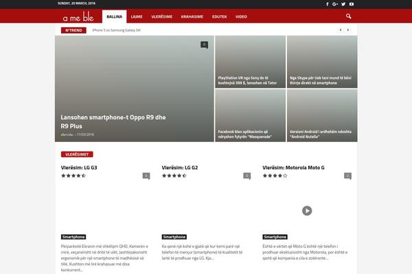 NewsMag theme site design template sample