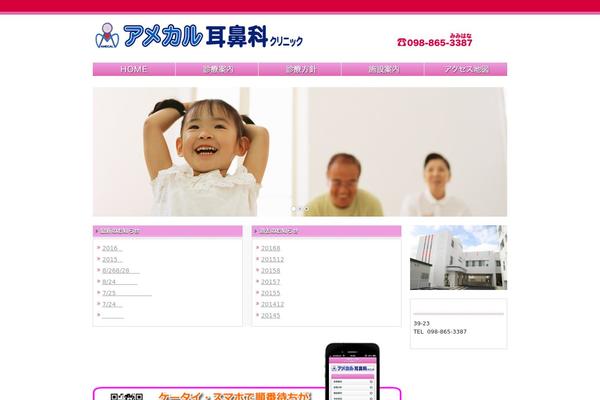 amecal.jp site used Theme078