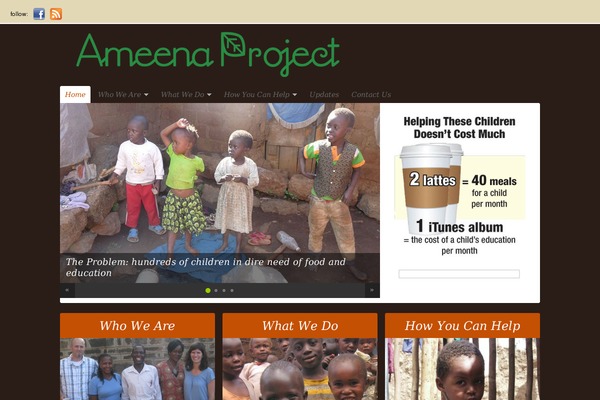 NonProfit theme site design template sample