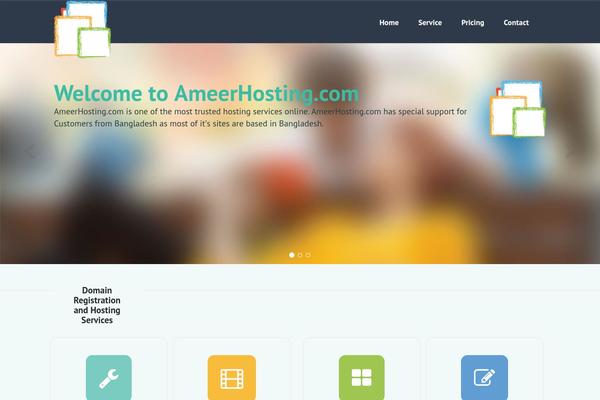ameerhosting.com site used Limo