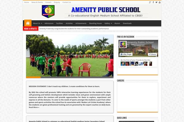 Sahifa theme site design template sample