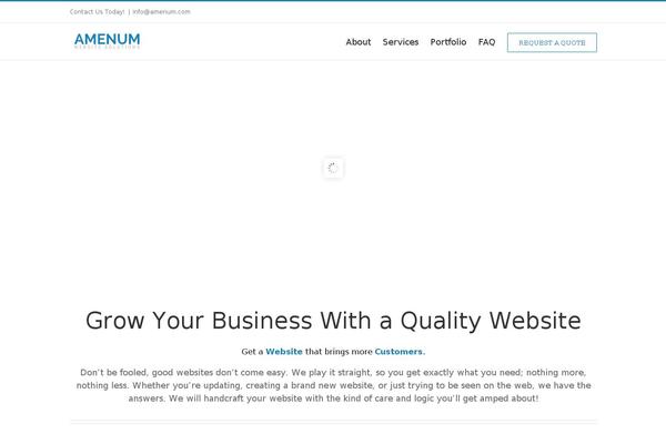 WordPress website example screenshot