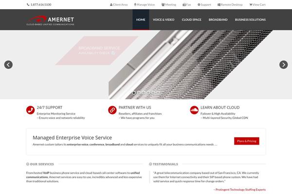 Ecohost theme site design template sample